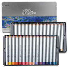 Marco马可7100油性彩铅铁盒绘画彩色铅笔美术专用手绘涂色彩铅笔