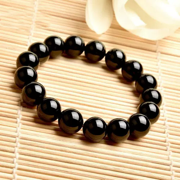 Imitation Obsidian Bracelets, Buddhist Beads, Bracelets, Jewelry, Online Store E-Commerce Supply, 1 Yuan, Free Gifts, Yiwu Small Commodities Wholesale