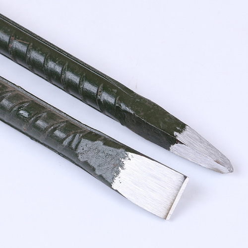 Linyi Hardware Hand Tools Rebar Masonry Chisel Opening Mountains and Walls Cement Chisel Pointed Flat Masonry Chisel