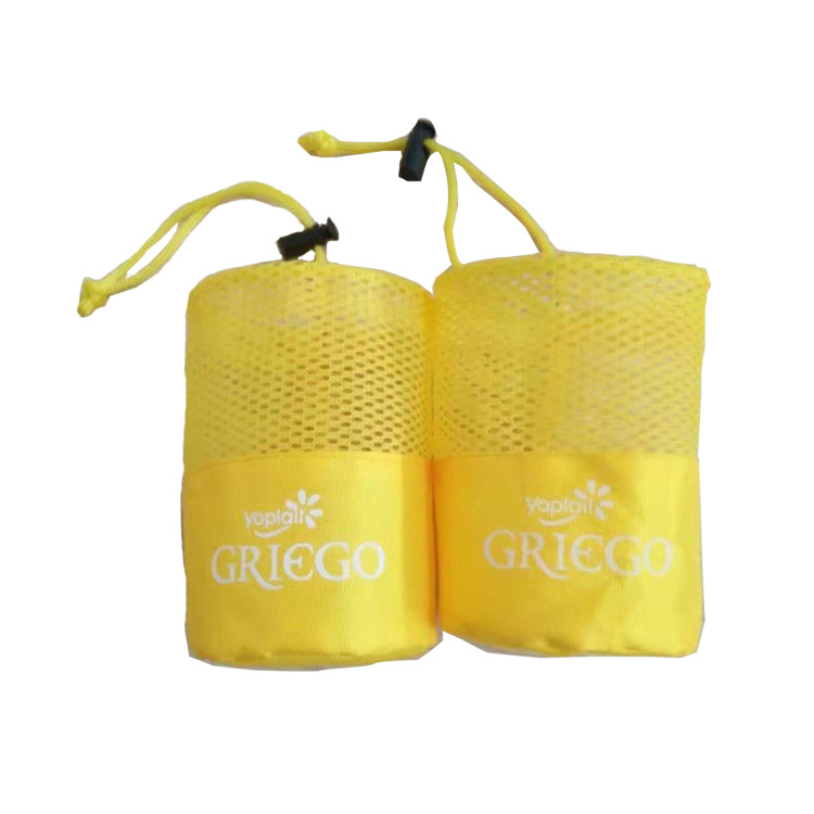 厂家生产涤纶网布网球袋六角网眼毛巾收纳袋充电器数据线包装网袋