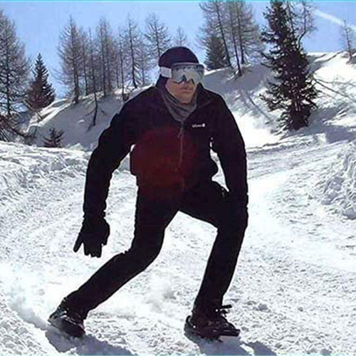 Cross-border hot-selling Mini Ski Skates mini snowboard shoes outdoor sports snow ski shoes