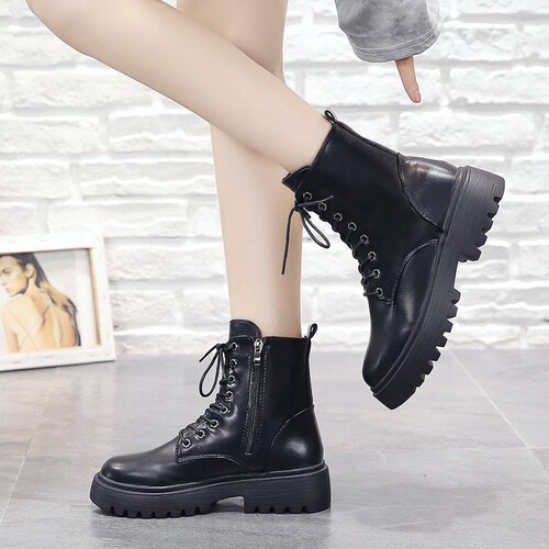 British style Martin boots for women white 2024 new summer thin retro large size Korean style handsome motorcycle short boots