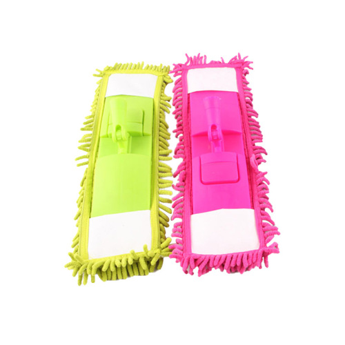 Cross-border household shear fabric head flat mop replaceable coral velvet thick mop pad one-piece drop shipping
