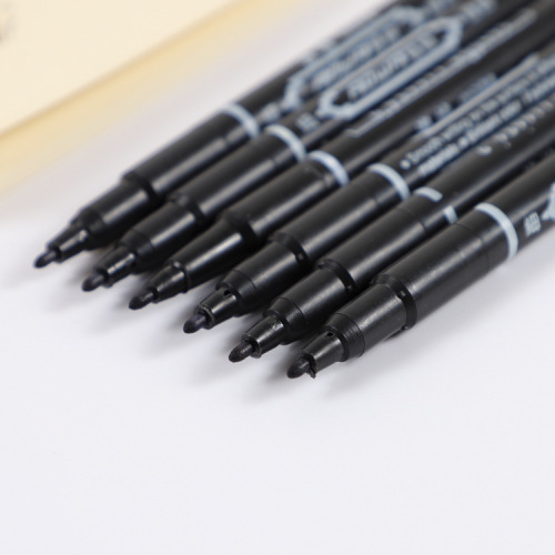 Owa double-headed hook pen water-based oil-based marker neutral painting hook pen blank drawing double-headed pen