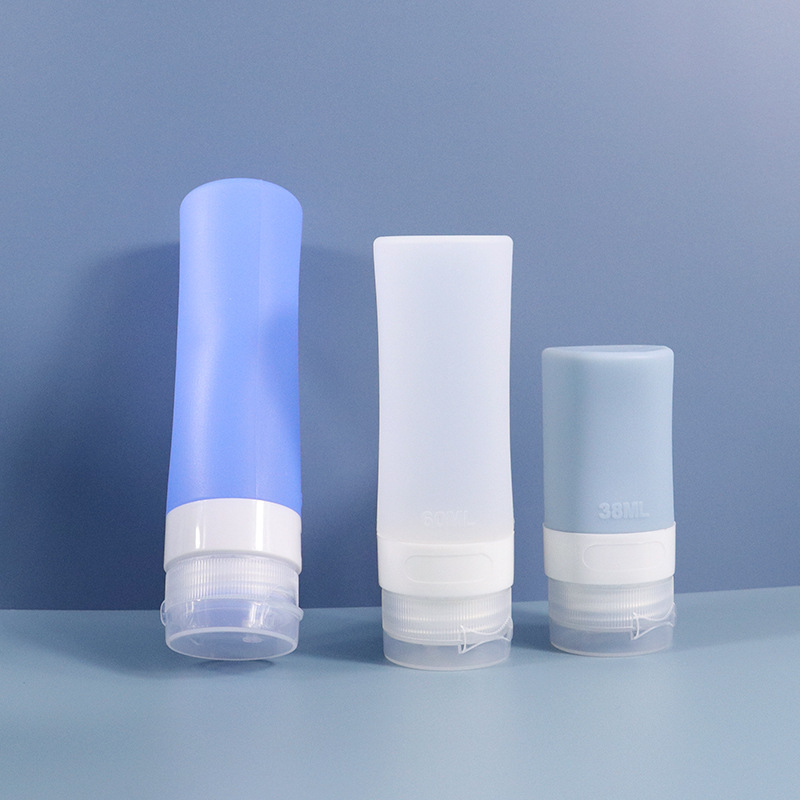 Travel Refillable Bottles for Cosmetics, Shampoo, Shower Gel, Storage Bottles, Skin Care Set, Silicone, Ready Stock, Portable