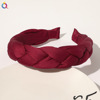 Retro headband, trend cloth with pigtail, new collection, Korean style