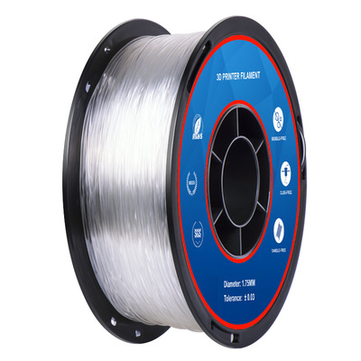 3D打印耗材 TPU透明色1kg柔性耗材 1.75mm 1KG 3d打印机耗材厂家|ru