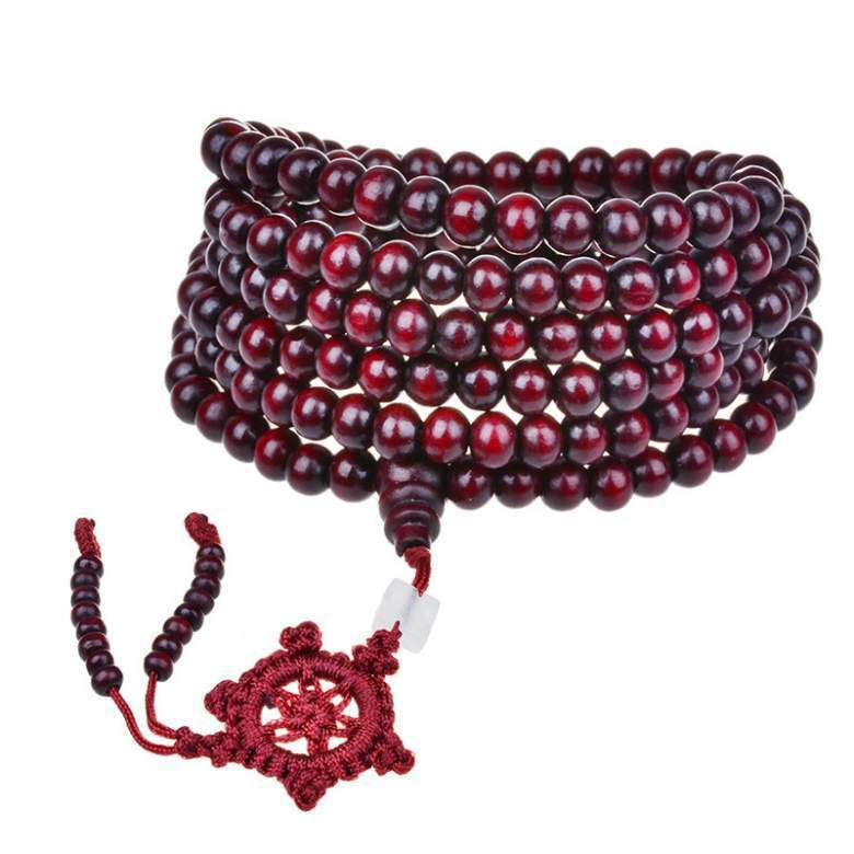 Transfer to keep safe men's and women's purple sandalwood 216 Falun beads bracelet running Jianghu beads