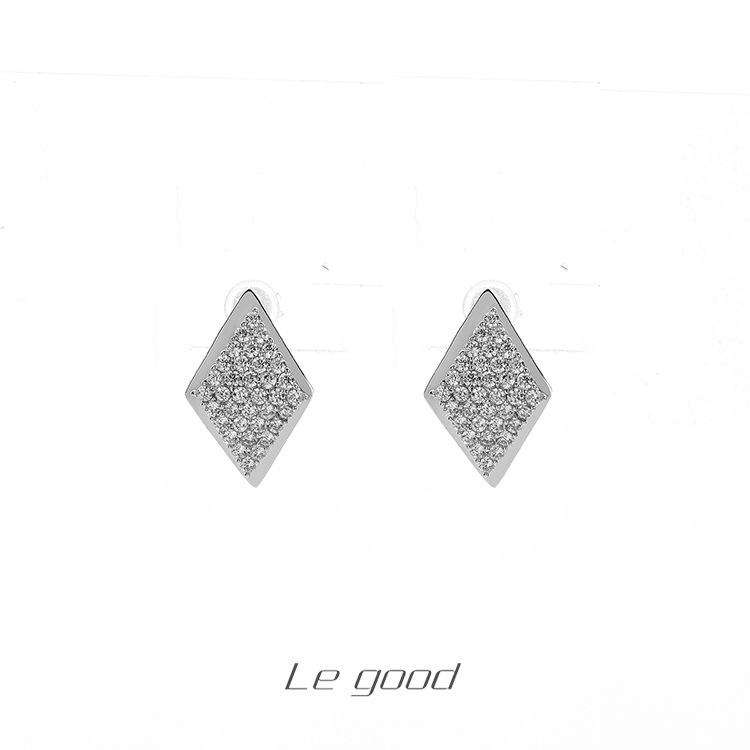 Copper geometric fashionable elegant earrings