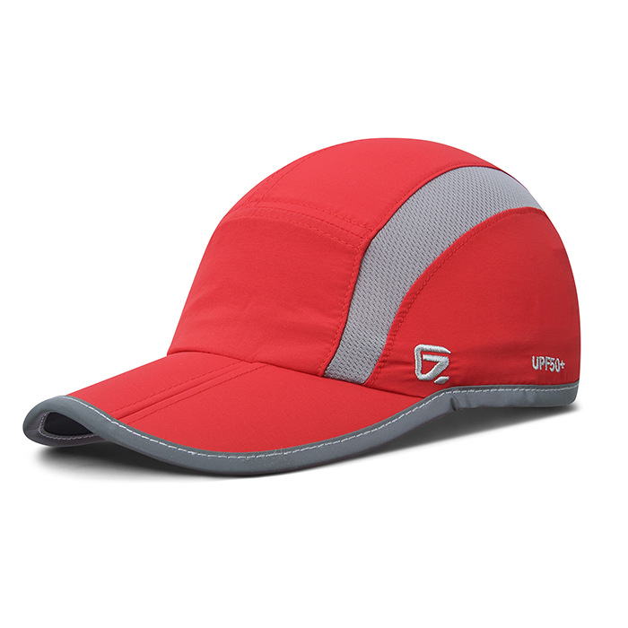 アウトドア帽春夏日よけ三つ折り野球帽速乾百合日焼け止め帽男女通用ランニング帽子工場