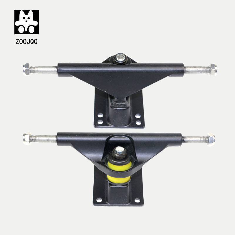 Double-upturned skateboard one bracket adult entry four-wheel skateboard Bridge aluminum alloy bracket intermediate skateboard Bridge