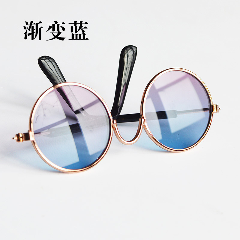 Gafas de gato gafas pequeñas gafas de sol de perro al por mayor pequeños accesorios para mascotas gafas joyas personalizadas para fotografía