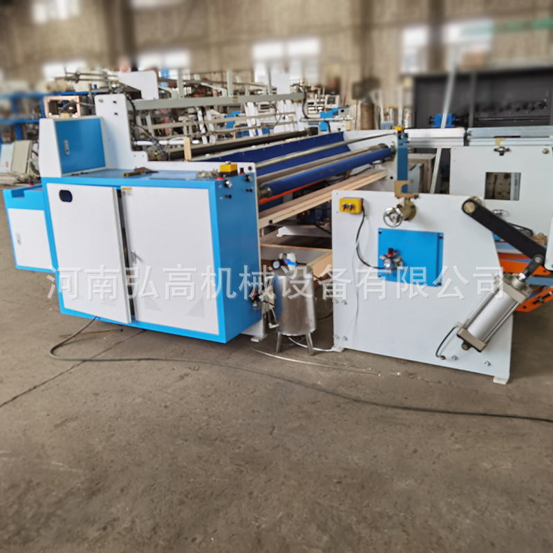 一次性网红吸油抹布加工设备 无纺布懒人抹布复卷分切设备厂商