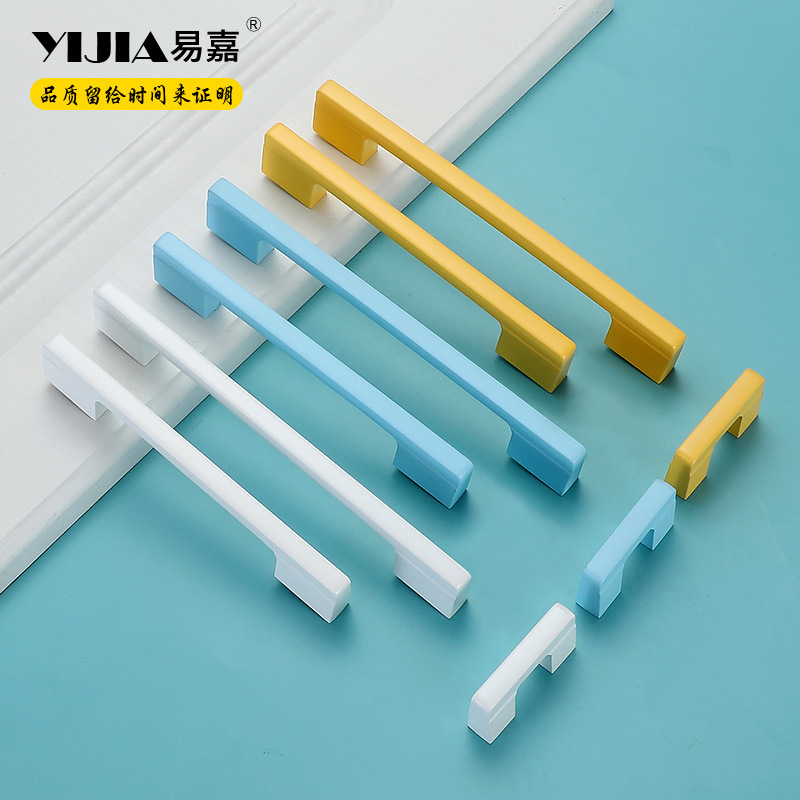 Yijia Simple color glaze zinc alloy home cabinet drawer drawers…