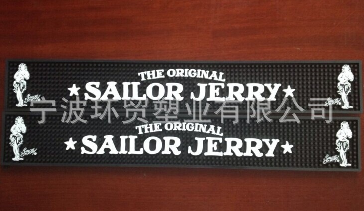 厂家直销PVC酒吧垫环保滴胶logo桌面保护垫美发工具垫奶茶店吧垫