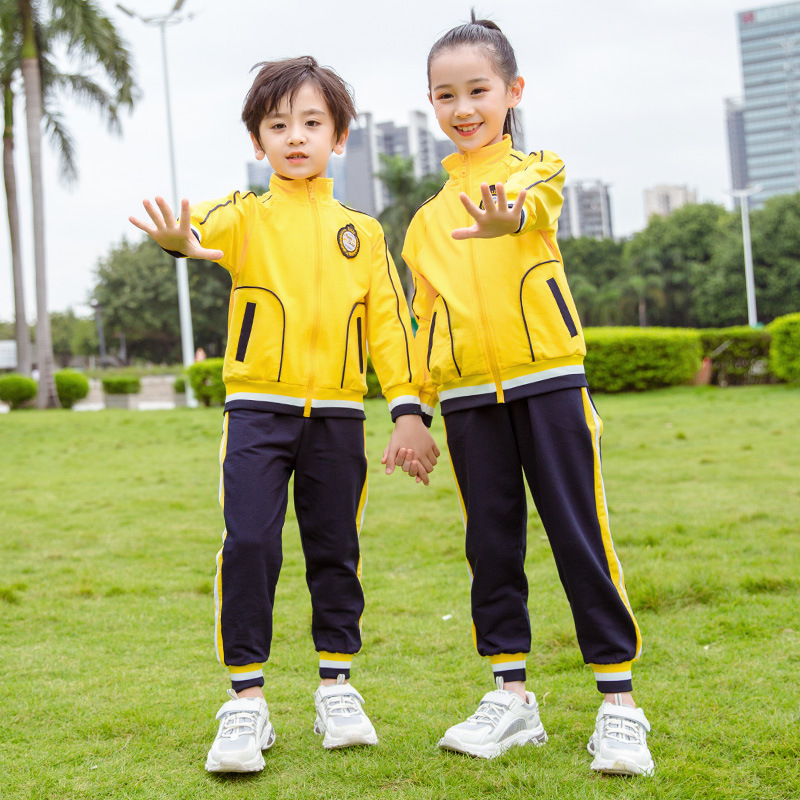 Uniforme escolar para niños primavera y otoño 2024 ropa de maestro ropa de rendimiento deportivo ropa de clase de escuela primaria jardín de infantes Ropa de jardín traje deportivo