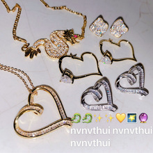 ���� �18K�׽��ݷ��U���ʯ���Ķ��h 925�yᘲ�Ҏ�t���Ķ��� Ů