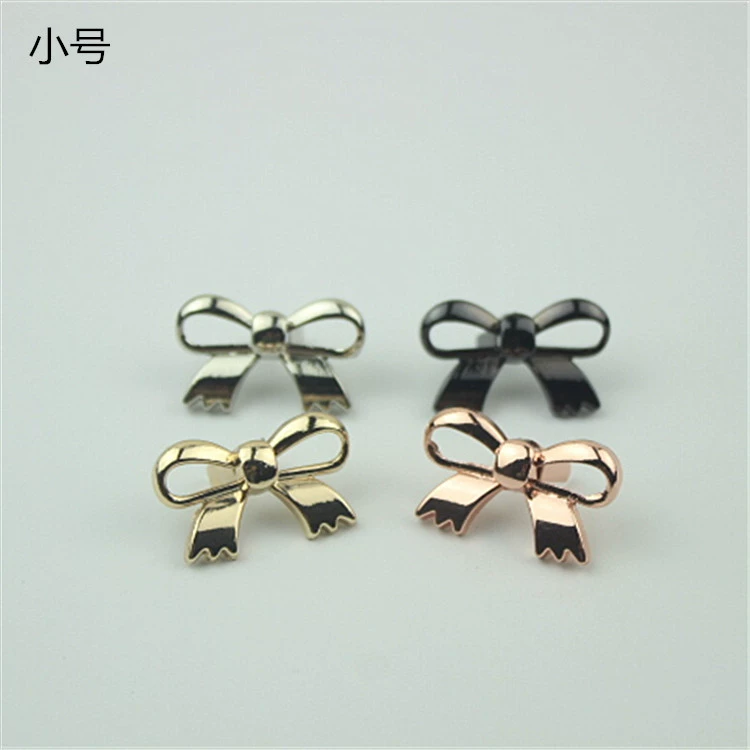 Сумки и сумки Аппаратные аксессуары металлический лук женская обувь цветок обувь пряжки обувь и головные уборы аксессуары для одежды аксессуары маленький размер