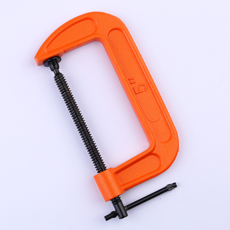 Factory ductile woodworking clamp manual thickening G-clip strong clamp G-clamp heavy woodworking clamp wholesale