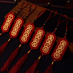 Moving decoration small hanging plant pot succulent vase plant small ornament New Year Spring Festival Chinese New Year decoration red paper cut