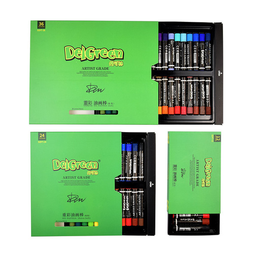Dankeli Heavy Oil Pastel Professional 3rd Generation Advanced Grey Mini 24-Color 48-Color 60-Color Art Student Supplies