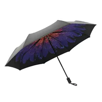 Простой складывающийся креативный цветок - маленькое черное зонтик outdoor легкий винил и зонт 8 костей маркуллин зонт переносной
