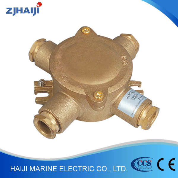 厂家直销各类船用接线盒 16A船用铜质防水接线盒 JXH401 （1153）