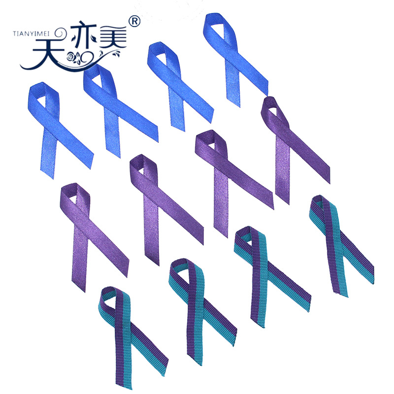 Tianyi Mei 1cm Cinta Azul promocional varias actividades muñeca cinta decorativa cinta arco