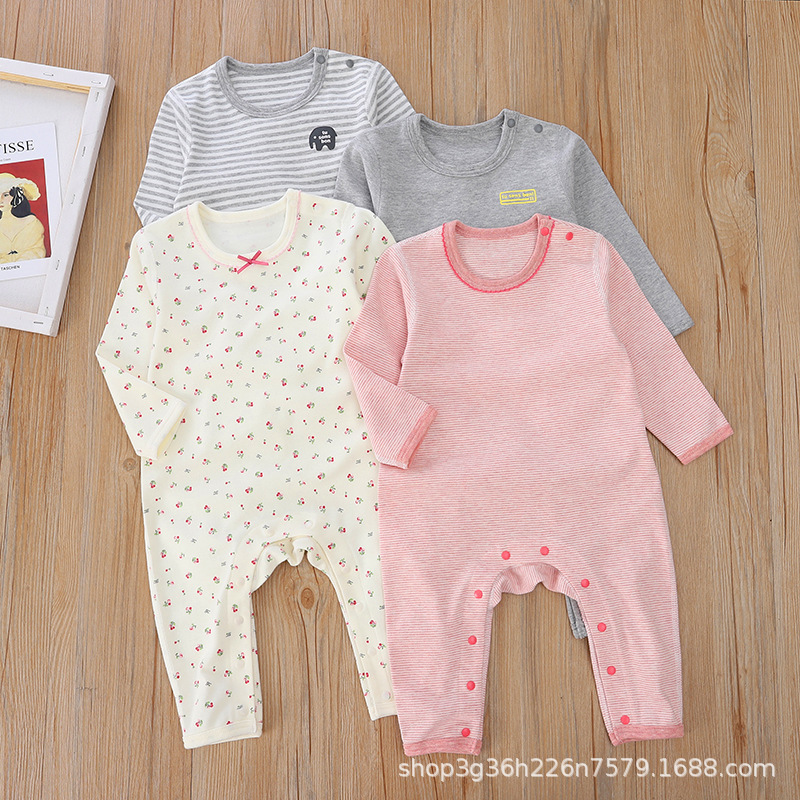 Matsuyu Nishimatsuya Japanese-style brushed cotton children's sleeping bag, romper, bodysuit, seamless stitching