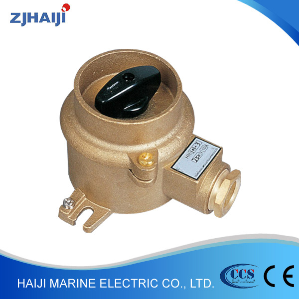 厂家直销  铜质 船用16A船用铜质开关HH101-3
