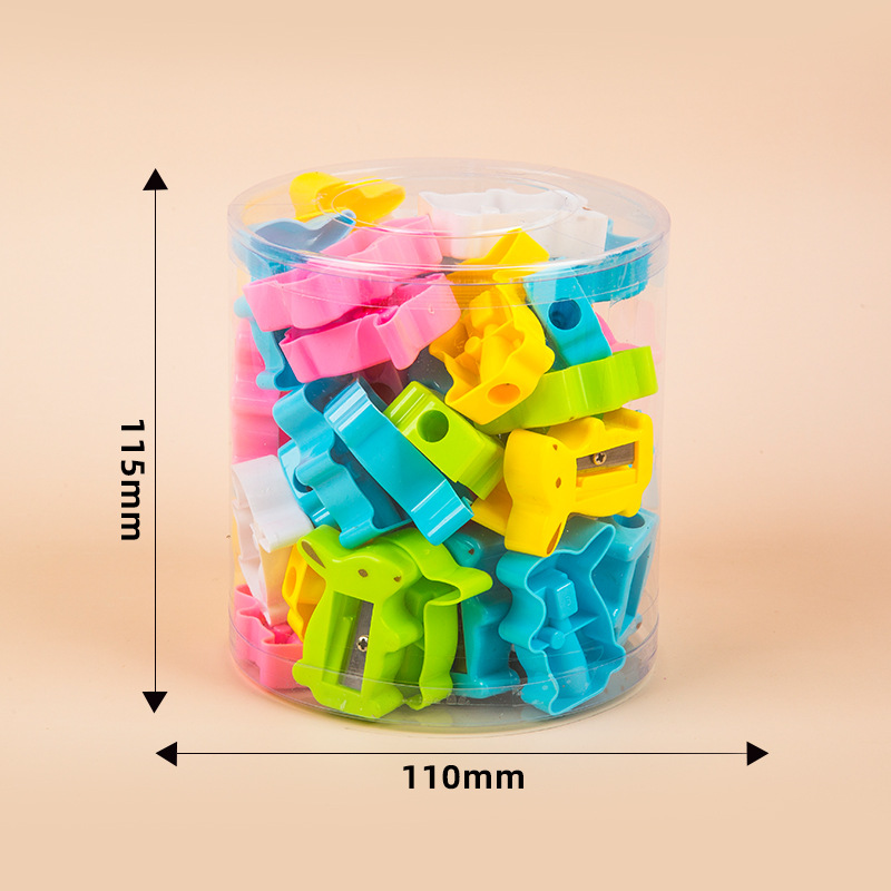 Sacapuntas de lápiz feliz Gezhi PS1018 Sacapuntas de lápiz de forma de conejo lindo sacapuntas Sacapuntas de lápiz de dibujos animados creativo Sacapuntas de lápiz estudiante