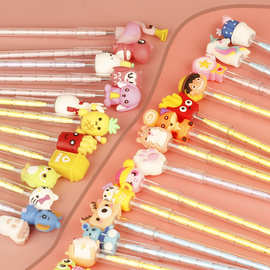 铅笔卡通可爱自动铅笔 节节下蛋铅笔可替换铅芯文具学生书写绘画