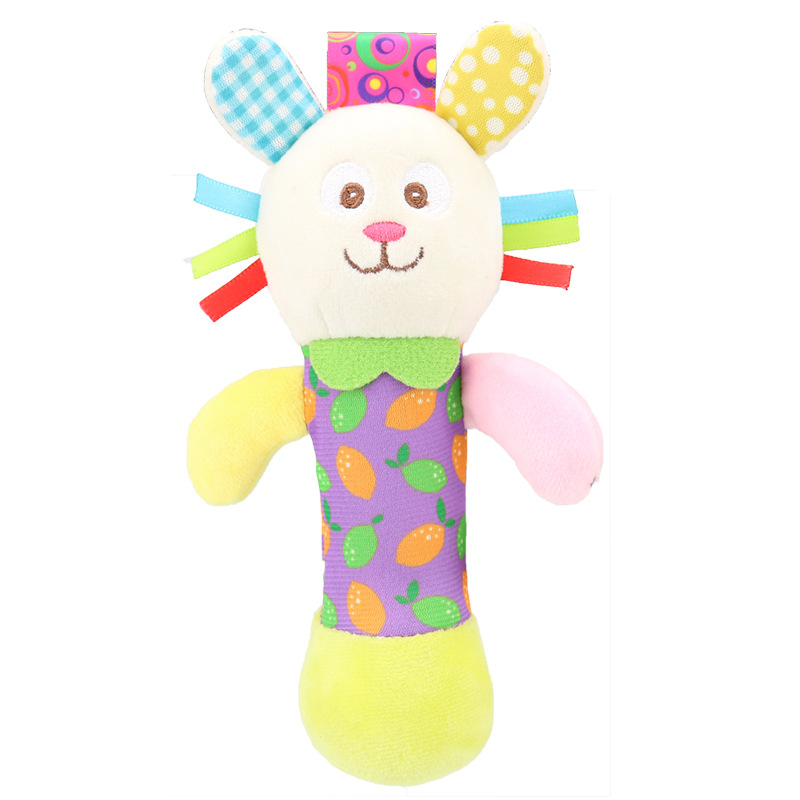 Juguete de mano con animal y sonajero Earthmama para bebés - Incluye dispositivo con sonido, muñeca calmante, venta al por mayor