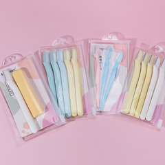 Set of 3 Women's Micro-Grain Epilating Razors Simple Epilating Razor Makeup Beauty Cosmetics Tools Factory Wholesale