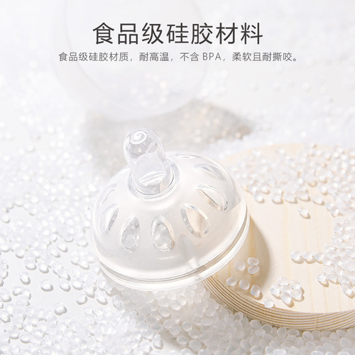 Aidooqi Newborn PPSU Baby Bottle Wide Mouth Anti-Choking Anti-Bloating Feeding Bottle 120ml