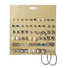 Earrings, set, European style, 30 pair, wholesale