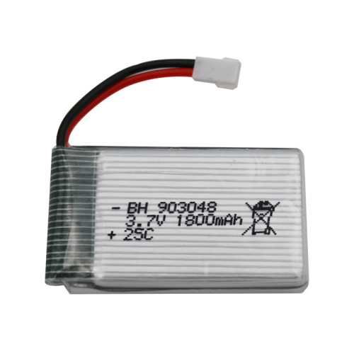 3.7V lithium battery 903048 air-to-air plug 1800mAH remote control quadcopter drone lithium battery