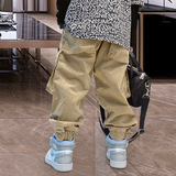 Весенние детские штаны для мальчиков, тренд сезона, подходит для подростков, в корейском стиле