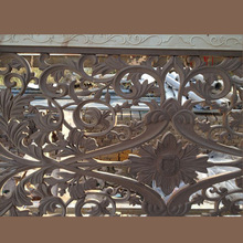 东阳木雕木雕屏风复古花格门款式 家居装饰雕花屏风