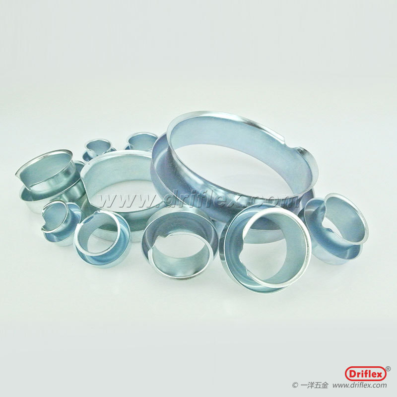 铁镀锌豁口金属环/金属软管端口保护器内径10-100mm