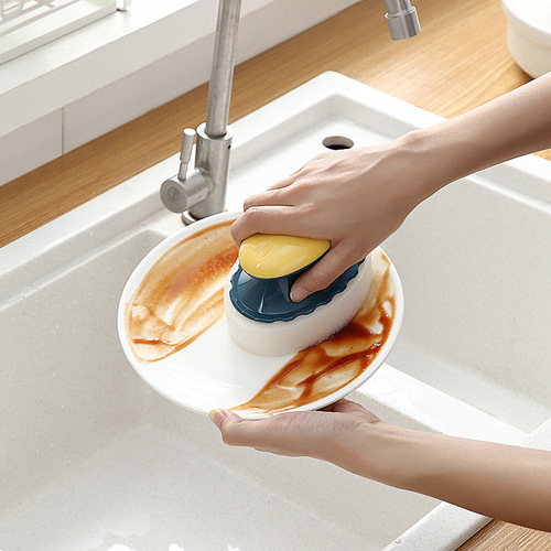 Creative and Practical Daily Use Kitchen Pot Scrubber, Cleaning Brush, Household Dishwashing Pot Scrubber, Multi-functional, Direct Manufacturer Sale