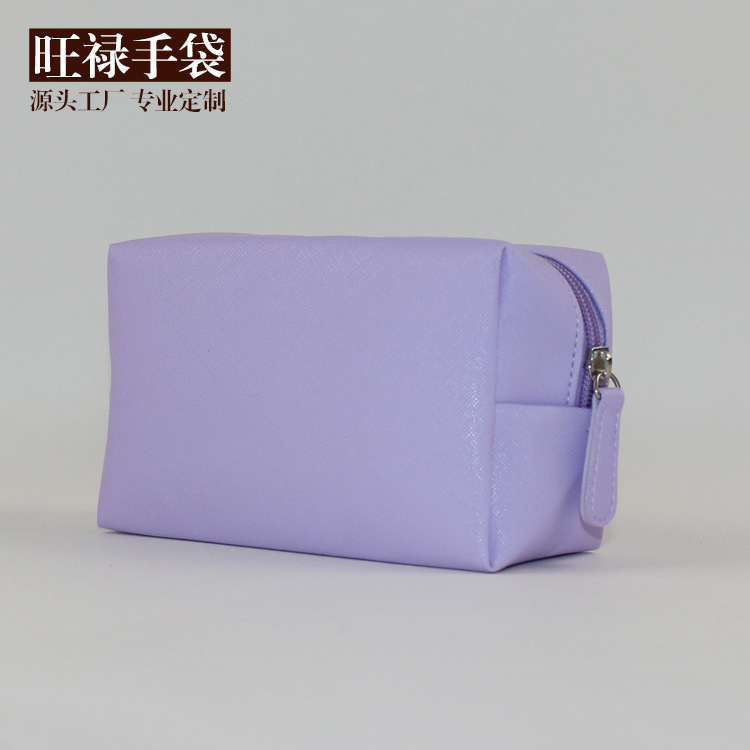 Cross-border fashion casual korean style hand storage advertising PU cosmetic bag can be printed enterprise LOGO three-dimensional cosmetic bag