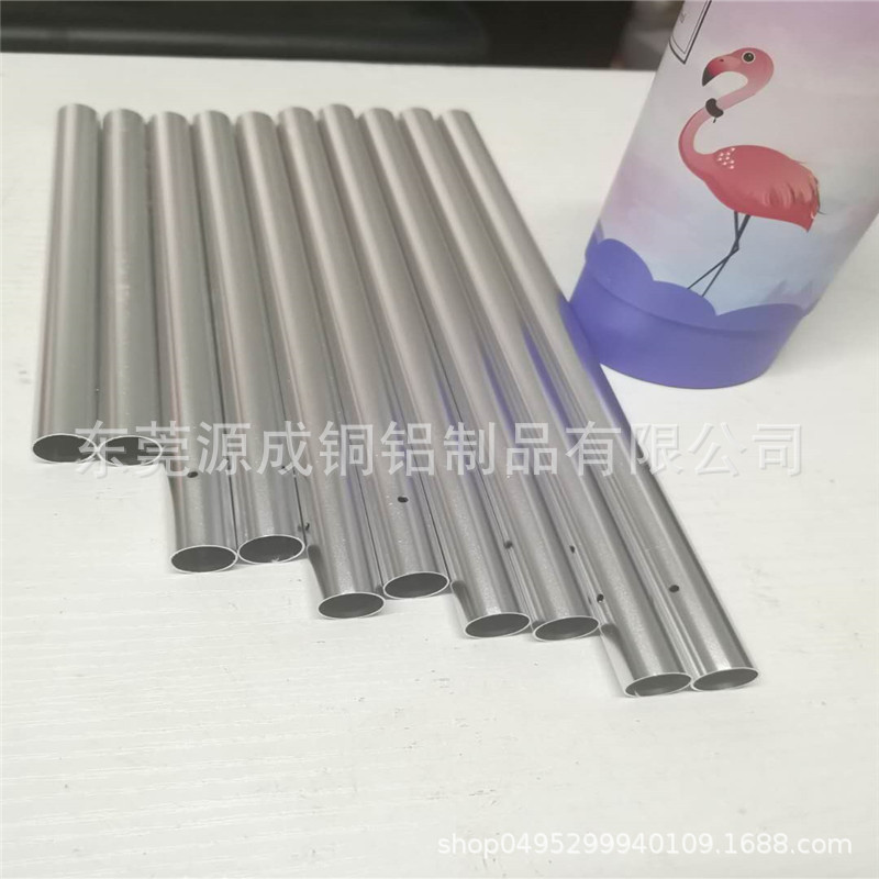 现货供应6063铝合金管材 外16内径12/13/14彩色氧化铝管 开槽打孔