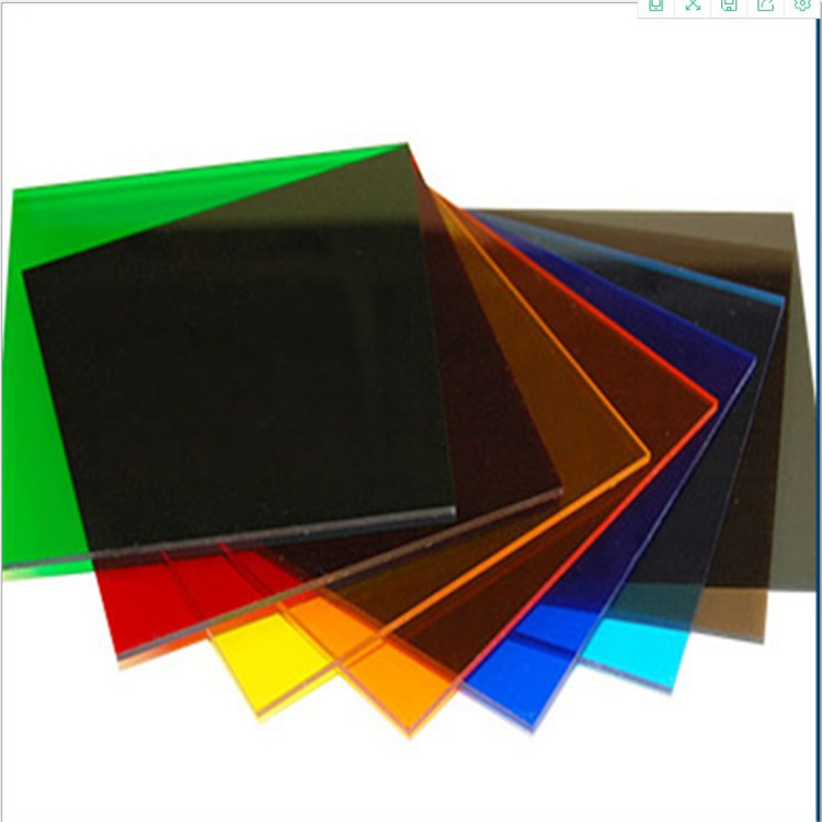 高透明彩色亚克力有机玻璃板来图定定雕刻激光切割红色蓝色亚克力