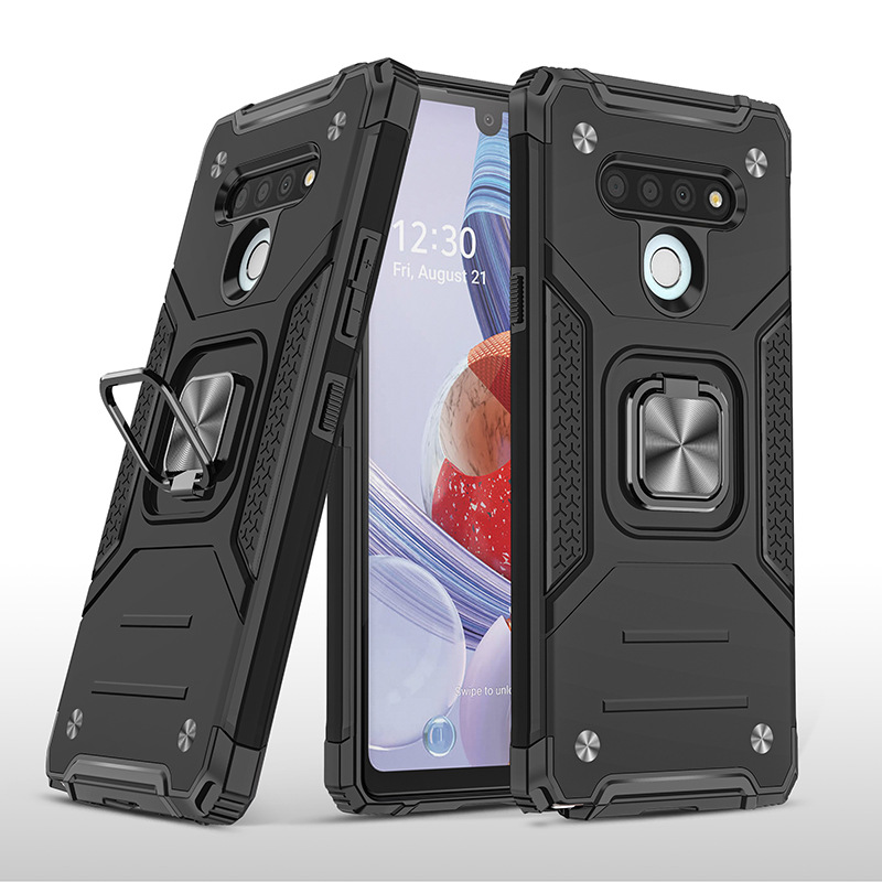 Kemeng Armor Is Suitable for Lg Stylo 6 Mobile Phone Case, Sergeant Anti-Fall Ring Car Mobile Phone Case, Factory New Model