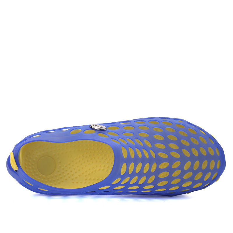 Ebayクロスボーダー2024夏秋の透かし彫りプラスチック靴ゼリー洞靴カップルビーチレジャー渉水追跡靴