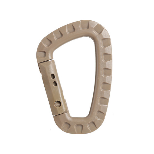ITW lightweight medium-sized tactical outdoor carabiner mountaineering bag external plastic steel quick hook keychain D-shaped buckle