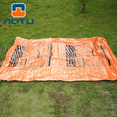 Concave-convex 210*130CM mountaineering camping thermal insulation emergency blanket outdoor sunproof and moisture-proof pad survival blanket AT9041