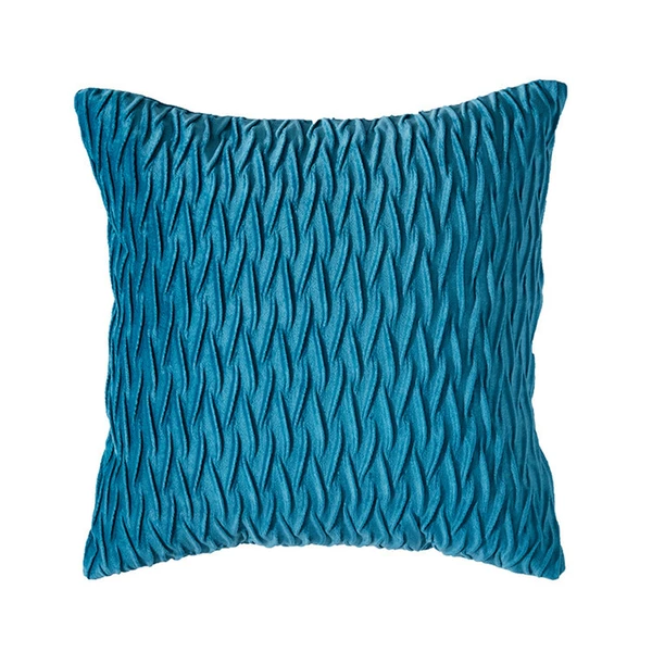 Scissors, blue pillow, pillowcase