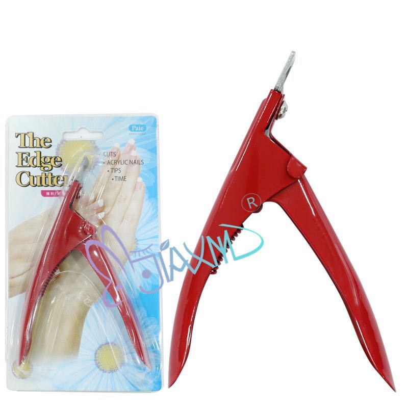 Tijeras gruesas de una palabra de alta calidad para mascotas cortaúñas cortauñas DIY uñas francesas fototerapia uñas tijeras en forma de U afiladas